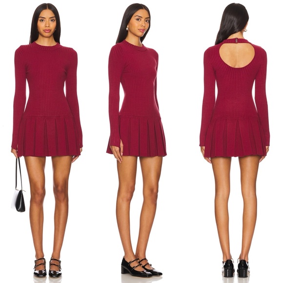 Free People Dresses & Skirts - NWT Free People Emmy Mini Dress in Aged Red Size XL